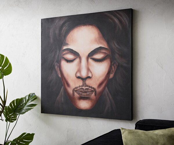 DELIFE Kép Prince 120x120 cm több színű újrahasznosított fém