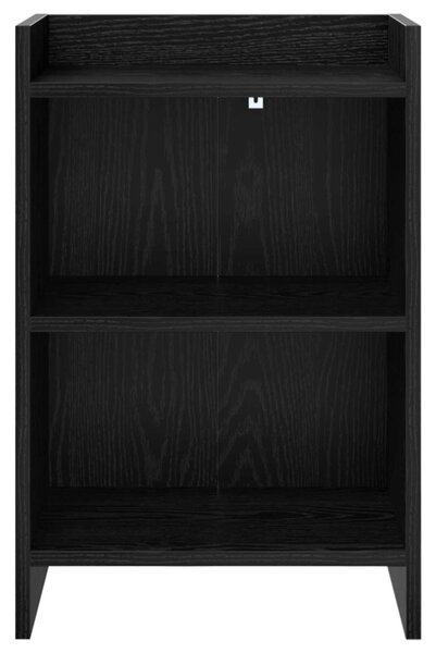 Éjjeliszekrények 2 pcs Fekete Tölgy 40 x 30 x 60 cm Szerelt Fa