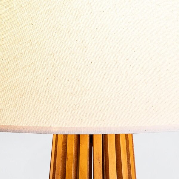 Quintiesse modern skandináv asztali lámpa slatted faipari elsqn-slatted-tlteak