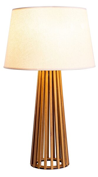 Quintiesse modern skandináv asztali lámpa slatted faipari elsqn-slatted-tlteak