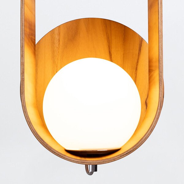 Quintiesse modern skandináv fali lámpa sfera faipari elsqn-sfera-wb-lteak