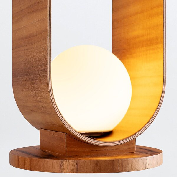 Quintiesse modern skandináv asztali lámpa sfera faipari elsqn-sfera-tl-lteak