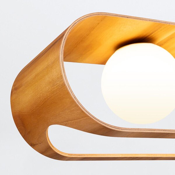 Quintiesse modern skandináv függeszték sfera faipari elsqn-sfera-3p-teak