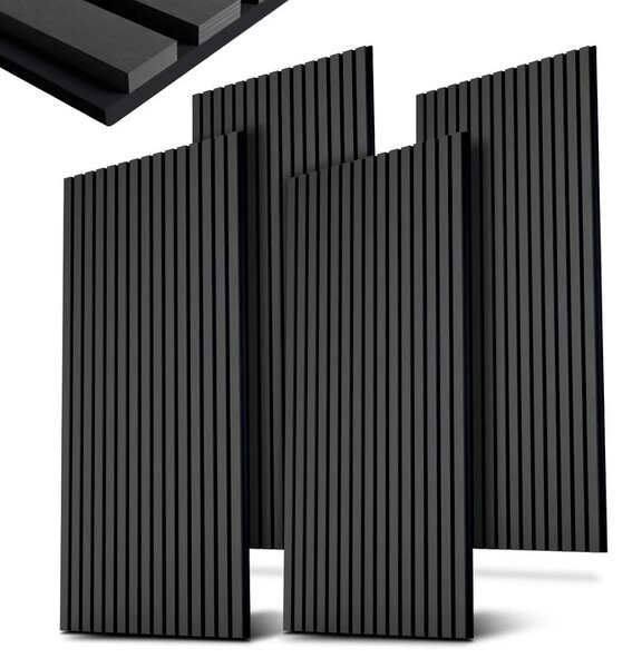 Juskys 4 darabos akusztikus panel szett - sötétszürke