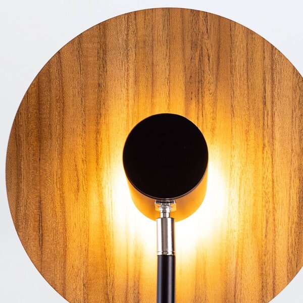 Quintiesse modern skandináv fali lámpa dot faipari elsqn-dot-wb1-teak