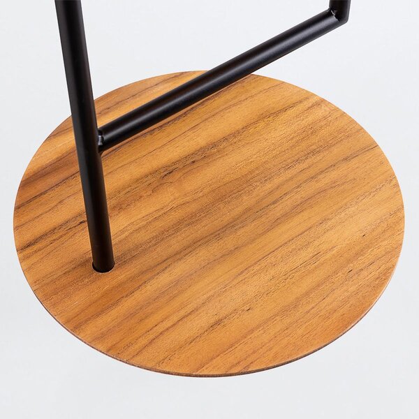 Quintiesse modern skandináv asztali lámpa dot faipari elsqn-dot-tl-teak