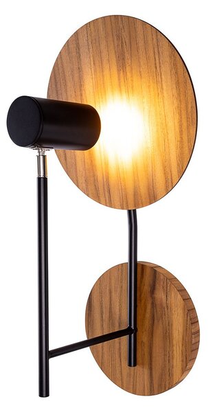 Quintiesse modern skandináv fali lámpa dot faipari elsqn-dot-wb1-teak