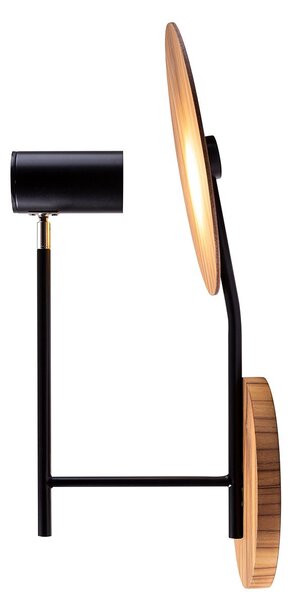 Quintiesse modern skandináv fali lámpa dot faipari elsqn-dot-wb1-teak