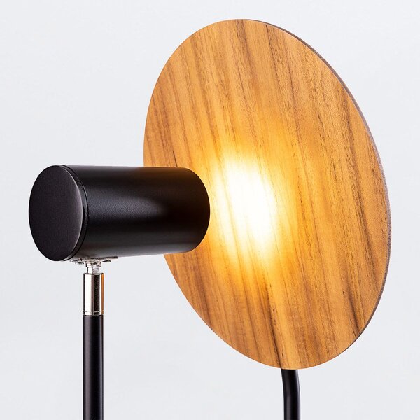 Quintiesse modern skandináv asztali lámpa dot faipari elsqn-dot-tl-teak