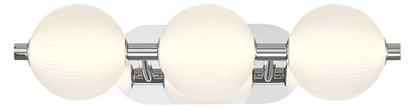 Quintiesse modern fürdőszobai lámpa palmas fehér polírozott nikkel elsqn-palmas-3w-pn IP44
