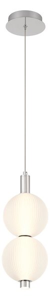 Quintiesse modern függeszték palmas fehér polírozott nikkel elsqn-palmas-2mp-pn