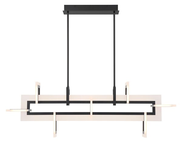 Quintiesse modern mennyezeti lámpa inizio fehér matt fehér matt fekete elsqn-inizio-lp-m-bk