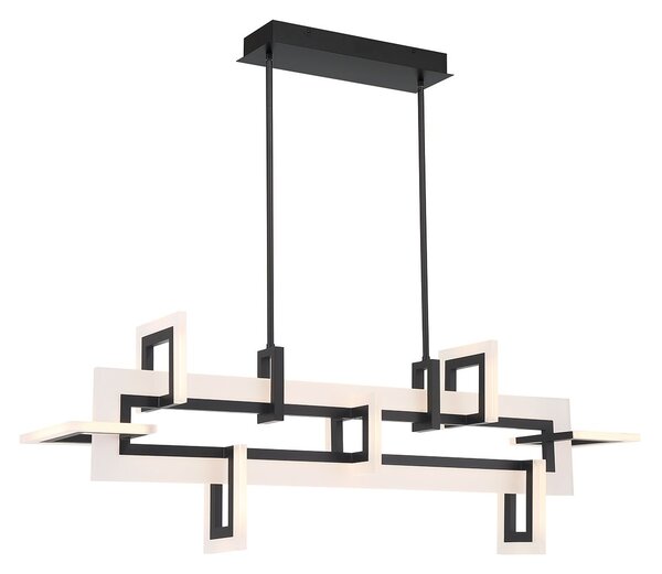 Quintiesse modern mennyezeti lámpa inizio fehér matt fehér matt fekete elsqn-inizio-lp-m-bk
