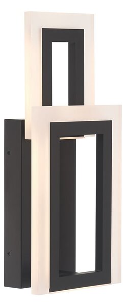 Quintiesse modern fali lámpa inizio fehér matt fehér matt fekete elsqn-inizio-1w-bk