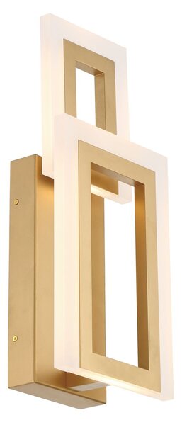 Quintiesse modern fali lámpa inizio fehér matt fehér csiszolt arany elsqn-inizio-1w-bg