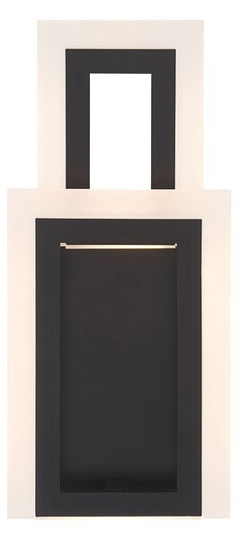 Quintiesse modern fali lámpa inizio fehér matt fehér matt fekete elsqn-inizio-1w-bk