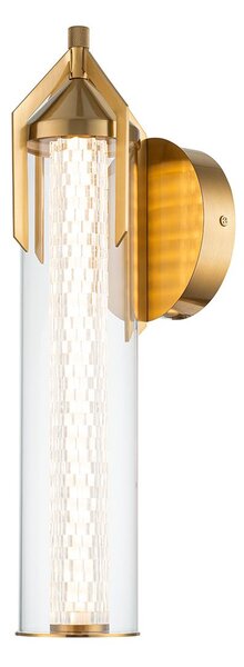 Quintiesse modern fürdőszobai lámpa espada átlátszó csiszolt arany elsqn-espada-1w-bg IP44