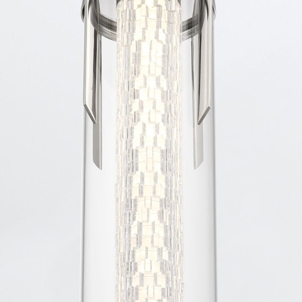 Quintiesse modern függeszték espada csiszolt króm átlátszó elsqn-espada-1p-pc