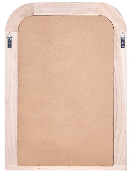 Falitükör polccal RISCLE 62 cm 85 cm Császárfa Barna