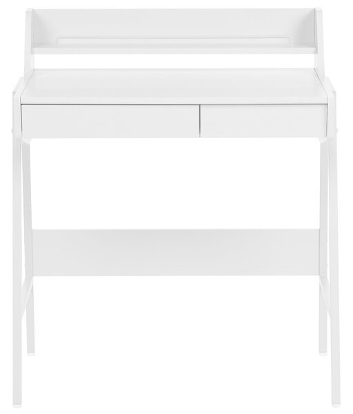 Polcos íróasztal BROXTON Fehér 77 cm 46 cm