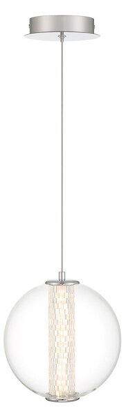 Quintiesse modern függeszték atomo csiszolt króm átlátszó elsqn-atomo-1p-pc