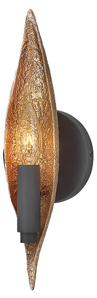 Quintiesse modern fali lámpa willow fekete arany elsqn-willow1-cbk