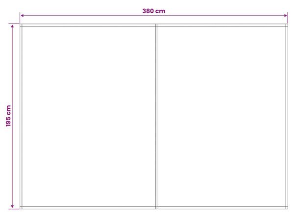 Napellenző ponyva Antracitszürke 400 x 200 cm Poliészter