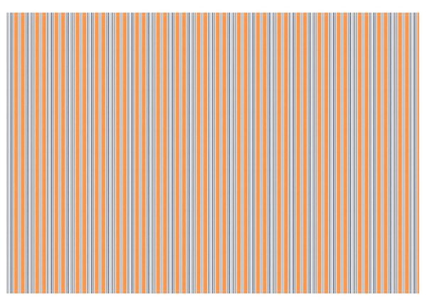 Napellenző ponyva Kék és Narancs 600 × 300 cm Poliészter