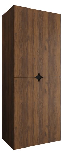 Gardróbszekrény Hartford 644, Laminált forgácslap, 203x80x50cm, Dió