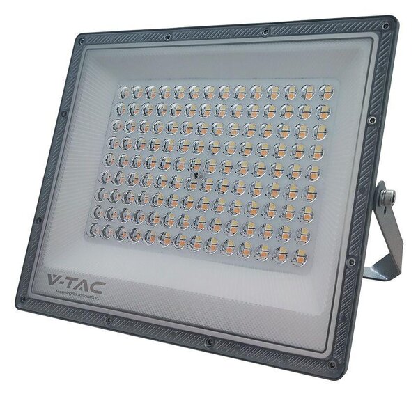 V-TAC RLE 100W LED reflektor, állítható színhőmérséklettel, szürke házzal - SKU 23615