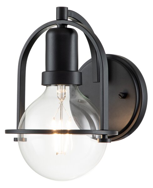Quintiesse klasszikus loft fali lámpa somerset fekete elsqn-somerset1-c-bk