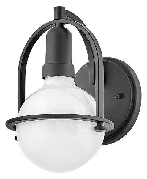 Quintiesse klasszikus loft fali lámpa somerset fekete elsqn-somerset1-bk