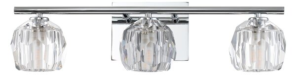Quintiesse glamour fürdőszobai lámpa regalia csiszolt króm átlátszó elsqnregalia3pcbath IP44