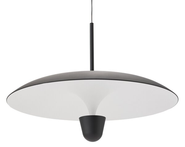 Függőlámpa New Works, Kantarell, dimmable, Fekete, Étkező, Fém, Dizájn