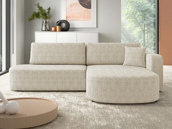 Sarokkanapé TrendyNest Infa, Kárpit, 82x252x175cm
