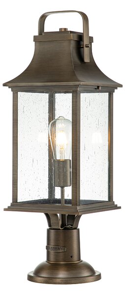 Quintiesse vintage kültéri állólámpa grant átlátszó braune patina elsqn-grant3-l-bu IP44