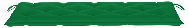 3 személyes tömör eukaliptuszfa kerti pad párnával 150 cm