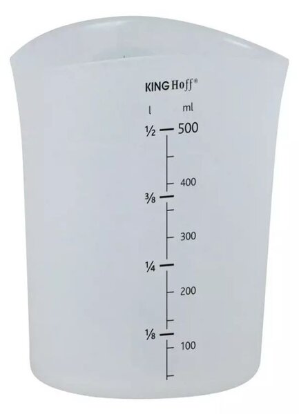 Kinghoff szilikon mérőpohár 500ml (KH-4663)