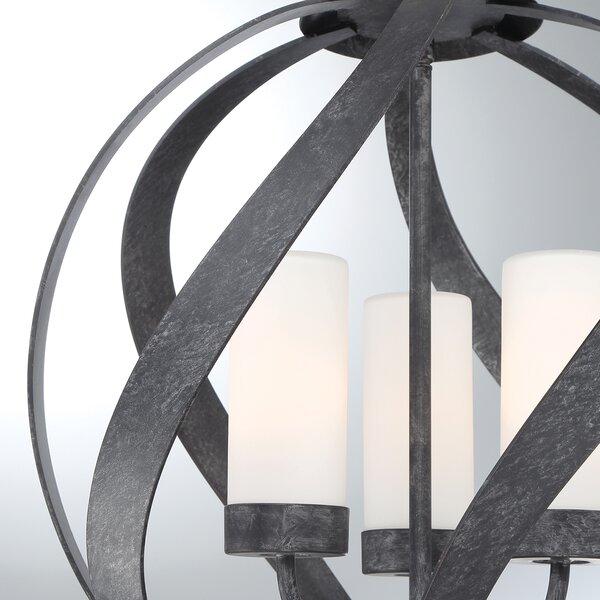 Quintiesse klasszikus loft vintage kültéri függeszték blacksmith fekete opál elsqnblacksmith3pobk IP44