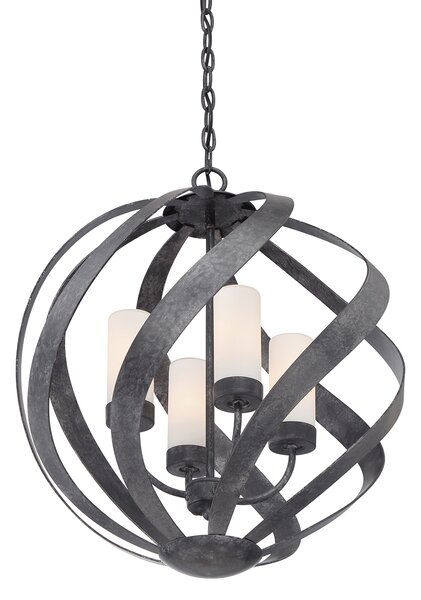 Quintiesse klasszikus loft vintage kültéri függeszték blacksmith fekete opál elsqnblacksmith4pobk IP44
