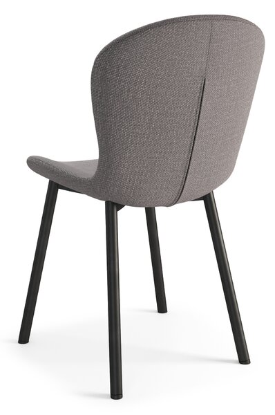 MAZZONI EXPORT FIORA Világosszürke Taupe (Basel 34 szövet) - MODERN LOFT KÁRPITOZOTT SZÉK NAPPALIBA/ÉTKEZŐBE