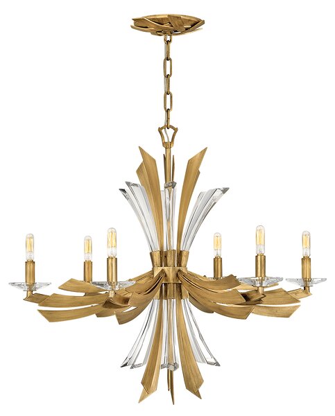 Quintiesse glamour kristály modern csillár vida csiszolt arany elsqn-vida6
