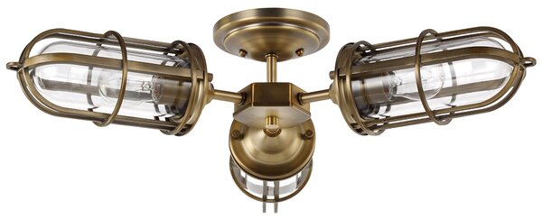 Quintiesse loft vintage fürdőszobai lámpa urban antik bronz elsqn-urbanrest-3sf IP44