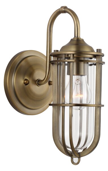 Quintiesse loft vintage kültéri fali lámpa urban antik bronz elsqn-urbanrest1 IP44