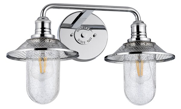Quintiesse klasszikus fürdőszobai lámpa rigby csiszolt króm elsqn-rigby2-bath-pc IP44