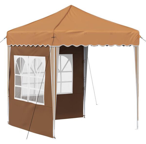 Parti sátor 195 x 195 x 245 cm Bézs Oxford Szövet