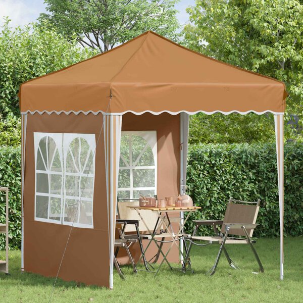 Parti sátor 195 x 195 x 245 cm Bézs Oxford Szövet