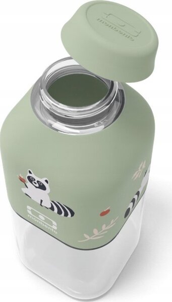 Monbento S Positive Sport és utazó Gyerek Kulacs 330ml - Átlátszó/Oliva