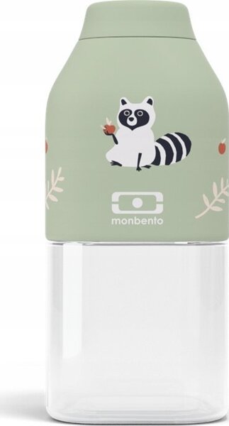 Monbento S Positive Sport és utazó Gyerek Kulacs 330ml - Átlátszó/Oliva