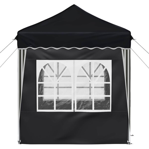 Parti sátor 195 x 195 x 245 cm Antracitszürke Oxford Szövet